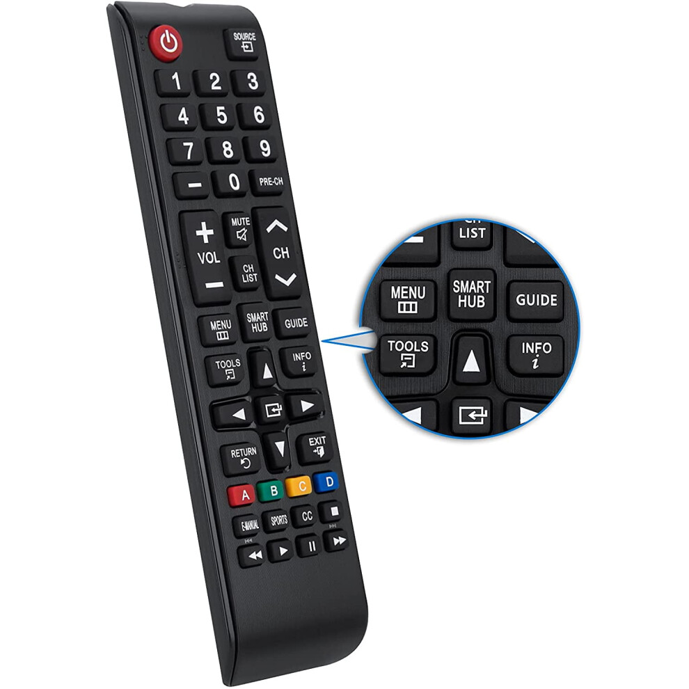 For Compatible With Samsung-Tv-Remote All Compatible With Samsung Lcd Led Hdtv 3D Smart Tvs By 9181073491818