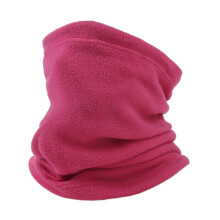 Winter-Fleece-Schal, winddicht und warm, ideal für Skifahren, Radfahren und als Gesichtsmaske, rosarot
