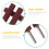Grinding Stick Grinder Attachments Sandpaper 3pcs 6