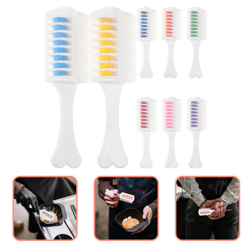 24Pcs Vibrant Hair Dye Combs with Protective Cover Easy Application 1
