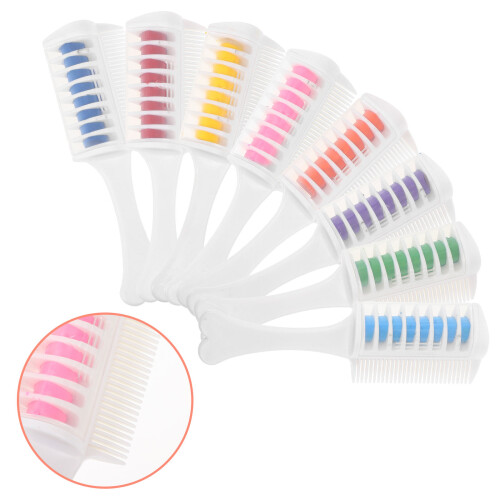 24Pcs Vibrant Hair Dye Combs with Protective Cover Easy Application 2