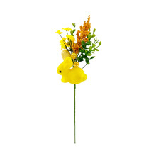 Artificial Easter Egg Picks with Rabbits and Flowers 12 pcs