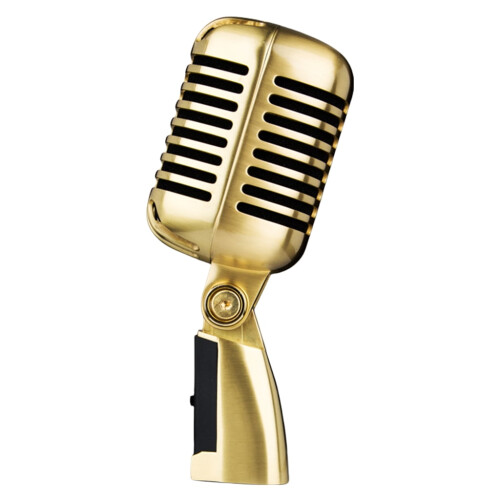 Dynamic Vocal Microphone with Metal Body for Professional Stage Singing Mic