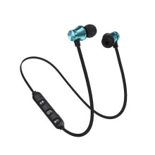 Wireless Sports Earbuds, Bluetooth 5.0, IPX5 Sweatproof, Noise Cancelling, Mic — Compatible with All Devices