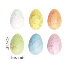 Easter Eggs Assorted Colors 6 Pcs