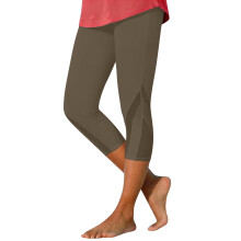 Naisten Capri-leggingsit2026Casual Mesh Design Polvipituiset Lyhyet Housut Kesäiset Lyhyet Housut Kevyet Kesähousut Naisten Khakin Väriset