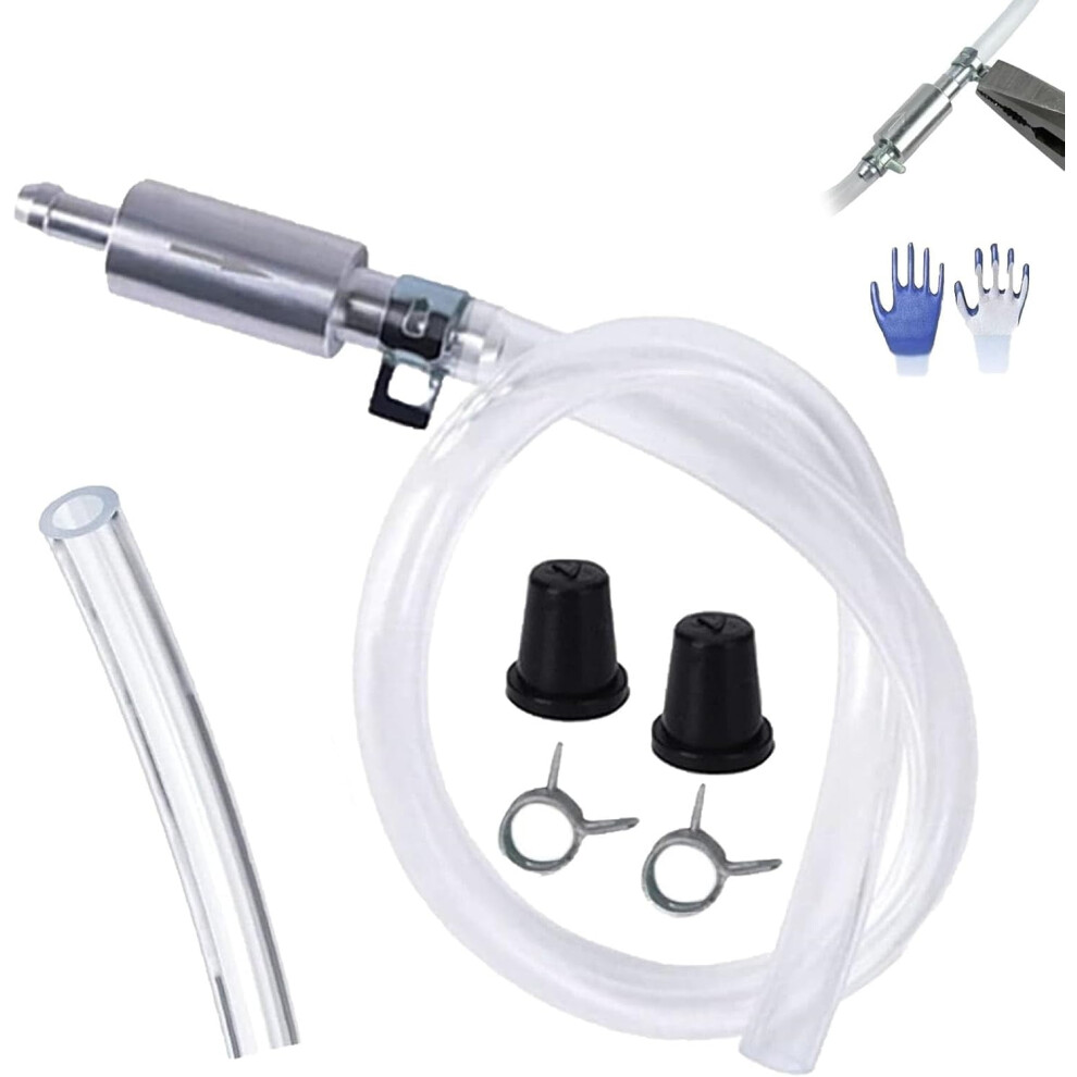 Brake Bleeder Hose With One-Way Check Valve, Universal Hydraulic System Bleeding Tool Kit For Motorcycle & Car Clutch Â Compatible With Standard 9448990727568