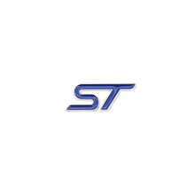 Emblemă autocolant insignă pentru volan auto, litere metalice 3D, logo ST