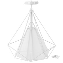 Wrought Iron Pendant Lamp, Geometric Pendant Light For Corridors Living Rooms Study Rooms Hallways Warehouses Kitchens, Premium Metal With High