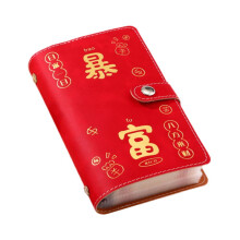 PU Cash Saving Book for Financial Planning with Large Capacity and Secure Storage
