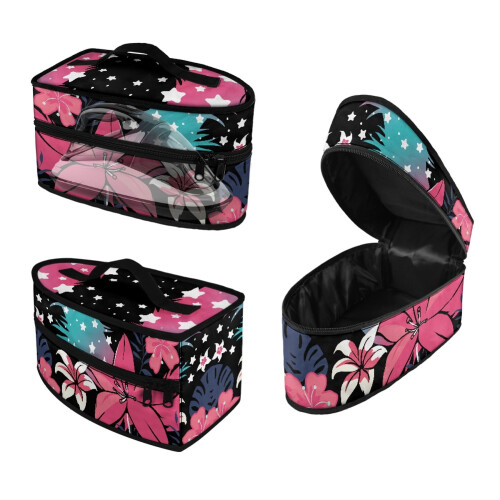 Floral Star Pattern Polyester Garment Steamer Case with