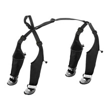 Dog Suspender Boots – Anti-Slip, Adjustable with Suspenders, Compatible with Small/Medium Dogs
