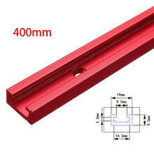 60cm T30 T-Slot Track Slider, 30–50cm Adjustable Miter Gauge Guide for Table Saw, Router Table & Workbench – Compatible with T-Slot Accessories