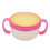 Spill-Proof Snack Bowl BPA-Free Pink Dual-Handle 1