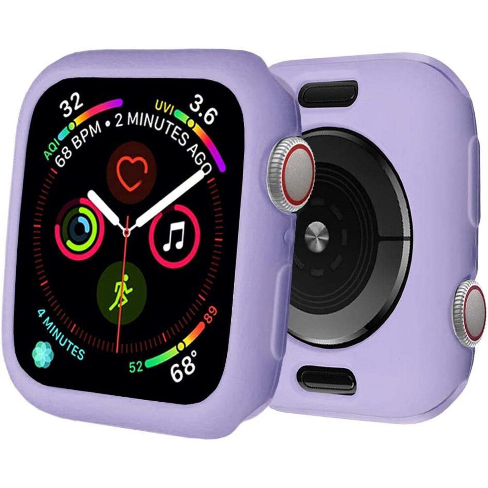 Compatible With Apple Watch 40Mm Case For Series 6/5/4/Se Â Soft Tpu Bumper, Thin & Lightweight, Lavender 9485826676737