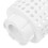 White PVC Downspout Connector Filter Mesh for Smooth Water Flow 4