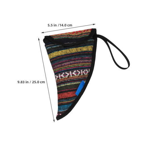 3Pcs Small Ocarina Triangle Bag Oxford Cloth Multi Use Storage Pouch 1
