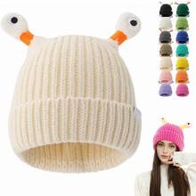 Winter Glowing Little Monster Knit Hat, New Monster Tentacle Knit Beanie for Parties and Winter Sports