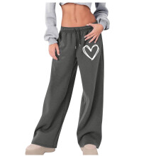 Wide Leg Sweatpant for Womens High Waist Loose Workout Gym Casual Activewear Athletic Pocket Pants