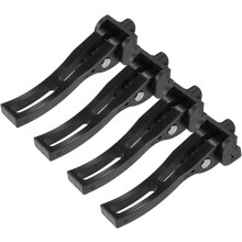 Rear Clamp/Truck Bed Tonneau Cover Clamp/Universal Replacement Parts for Hard Folding or Soft Folding Tonneau Cover/Plastic/Black/4 Pcs