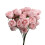 Faux Silk Rose Bouquet Pink 26 Inch 3-Head 1