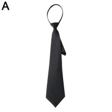 Casual Slim Plain Polyester Silk Skinny Necktie for Men's Party and Wedding