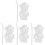 4St Bear Shape Drinkbeker - Clear Voor Frisdrank En Bier 1