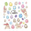 Easter Window Clings Bunnies and Eggs Decorative Stickers 1