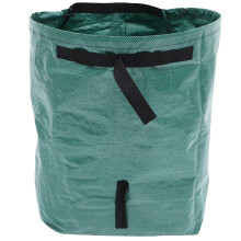 Green PP Garden Leaf Bags Large Capacity Semicircular Design for Efficient Yard Waste Collection
