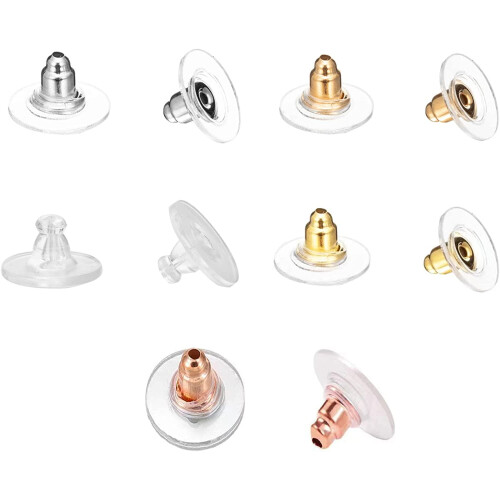 Earring Backs,Earring Backs for Studs/Droopy Ears,250PCS Screw on Earring Backs Earring Backings Earring Backs for Heavy Earring