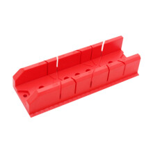 Mitre Saw Box Guide Slot Angle Cutting Box for DIY Trimming Branches Cutting 10inch Red