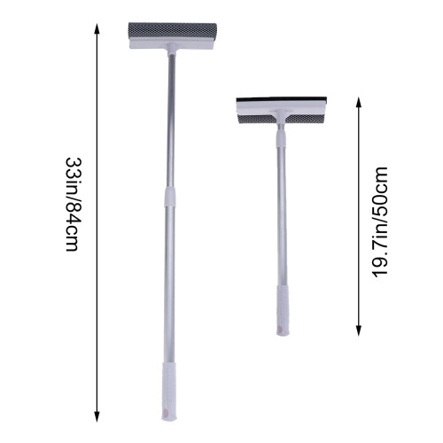 Telescopic Window Cleaner Window Squeegee Cleaner Coffee 1