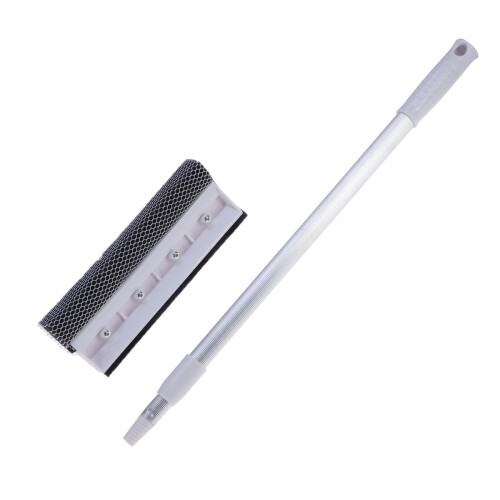 Telescopic Window Cleaner Window Squeegee Cleaner Coffee 2