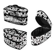 Black & White Speckled Steam Iron Storage Holder – Lightweight Travel Bag, Case Only