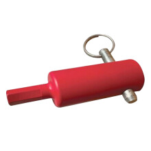 Trailer Jack Drill Adapter – Heavy Duty Crank Handle for 1" Studs, Compatible with Timpte, Dump & Flatbed Trailers