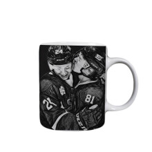 3.74" Hot Rivalry Dorm Ice Hockey Mug, 16.14 fl oz, Smooth Rim, Eco-Glaze for Student Use & Fan Decor