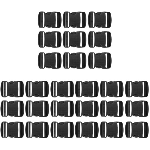 90Pièces Boucles Plastique Réglables Ceinture Sac À