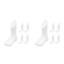 10Pcs Plastic Children Foot Mannequins White for Retail Shoe Shops