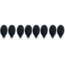 8Pcs Black Silicone Blower Squeeze Cleaner for Dust Removal
