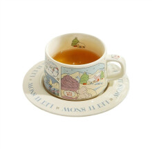 Ceramic Home Afternoon Tea Cups High-value Mugs Coffee Cups Saucers Set European Tea Set