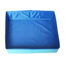 Foldable Square Pet Pool Bath Tub, Portable Collapsible Bathing Tub for Dogs Cats Indoor Outdoor Use, Quick Setup Swimming Basin