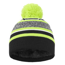 Kids Winter Plush Hat Warm Knit Hairball Thick Ski Head Cap For Girls Boys Green