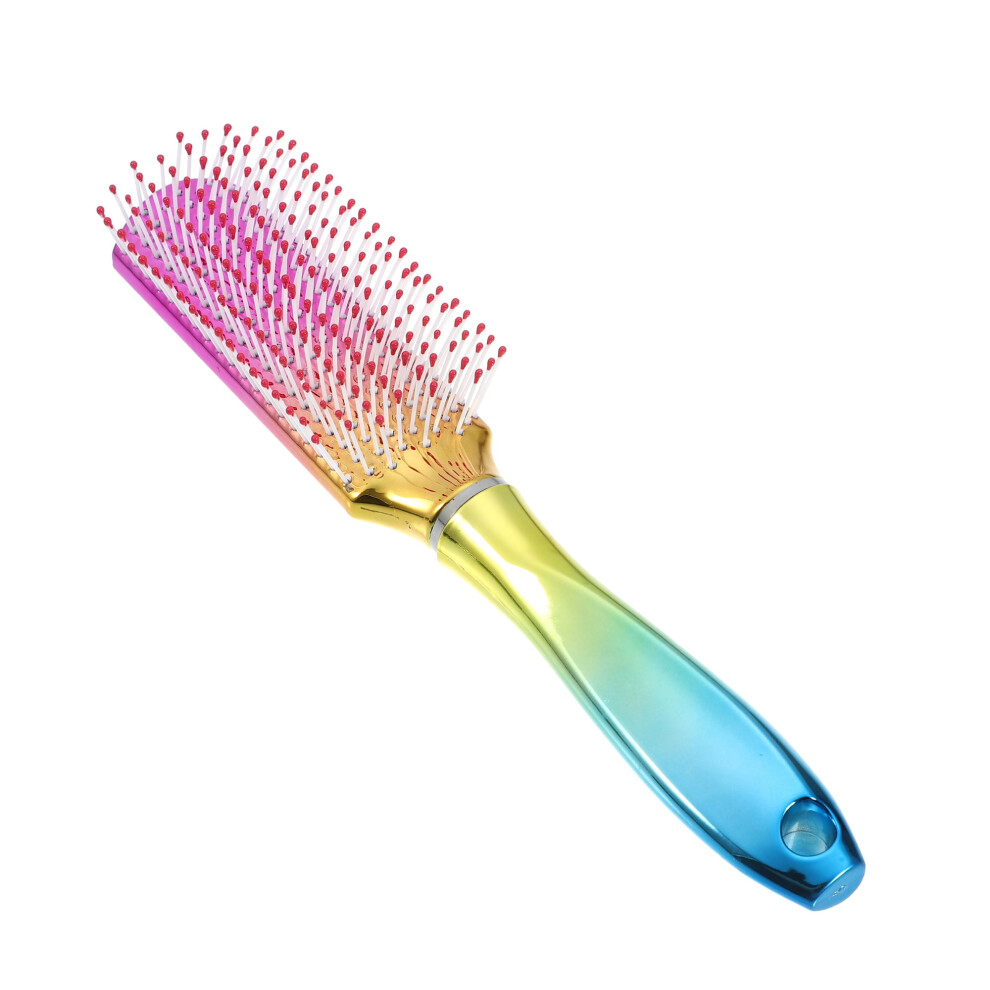 Hair Brush Detangling Brush for Women Travel Hair Brush Barber Brush Tools for Curly Wavy Hair, Rainbow