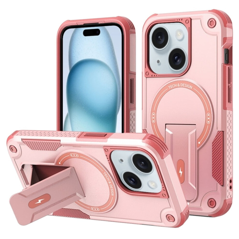 Iphone 15 Plus 6.7 Inch Case Magsafe Shockproof Tpu Pink 971050701387