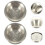 8Pcs Multi-Function Silver Sauce Cups Stainless Steel Condiment Bowls 10