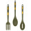 Silicone Spoon and Fork Set Lightweight Ergonomic Design Ideal for Eating Fruit and Snacks 1 Set 1