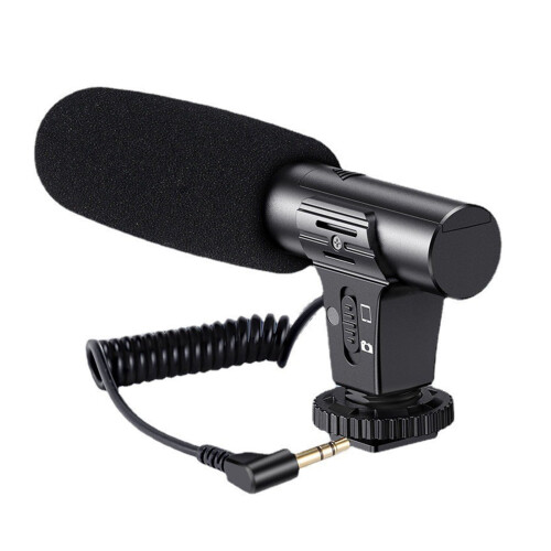 Studio Camera Microphones Two Technology 5M Pickup Ranges ABS Construction For Documentary Filming