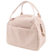 Sac isotherme chauffant électrique (beige) – Compatible avec les modèles Crock Pot 28 oz, DUPASU 60,8 oz, Aotto 32 oz, LUNCHEAZE 0,9 L, et les