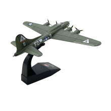 B-17 Bomber Aircraft Model 1/144 WWII Alloy Green Static