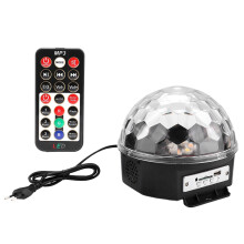 Stage Party Disco Ball Light With Wireless Remote, Sound Activated LED Disco Ball Less Consumption High Brightness Lighting For Halloween Christmas